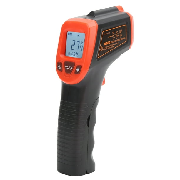Termómetro industrial, pistola medidora de temperatura Termómetro LCD infrarrojo Pistola medidora de temperatura Rendimiento de alta gama