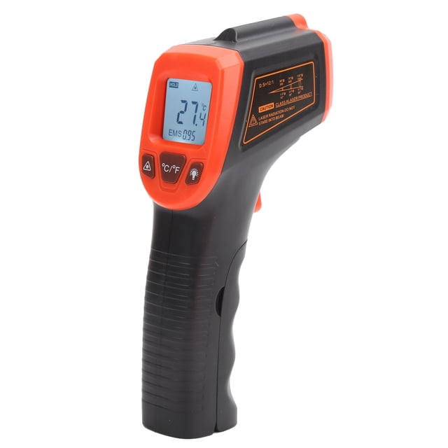 Termómetro industrial, pistola medidora de temperatura Termómetro LCD infrarrojo Pistola medidora de temperatura Rendimiento de alta gama