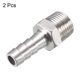 thumbnail image 3 of Conector de manguera Barb de acero inoxidable 12mm Barbed x G1/2 Macho 2 pcs, 3 of 3