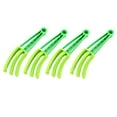 thumbnail image 1 of Wet Dry Venetian Window Blind Cleaner Microfiber Brush 3 Pronged Washable Duster Green, 1 of 9