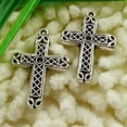 thumbnail image 3 of K-KED 150 Pcs Tibetan Silver Cross Charms Pendant 29X20MM S1683 DIY Delicate Jewelry Making, 3 of 5