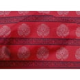 thumbnail image 4 of oneOone Cotton Poplin Fabric Leaves & Lotus Block Print Fabric By The Yard 56 Inch Wide, 4 of 4