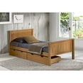 thumbnail image 6 of Alaterre Furniture Harmony Twin Platform Bed, Brazilian Pine, Headboard, Footboard, Minimalist Design for Kids Room, Bed Only, Cinnamon, 6 of 9