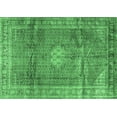 thumbnail image 1 of Ahgly Company Indoor Rectangle Persian Emerald Green Traditional Area Rugs, 7' x 9', 1 of 4