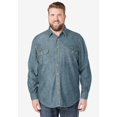 thumbnail image 2 of Boulder Creek By Kingsize Men's Big & Tall  Long Sleeve Denim And Twill Shirt, 2 of 6