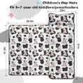 thumbnail image 5 of Cow and Spot White Pattern Teens Toddler Nap Mat with Pillow, Sleeping Mat Bag for Preschool Daycare 51"x22", 5 of 6