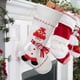 thumbnail image 4 of Christmas Decorative Socks Elderly Snowman White Gift Socks Home Fireplace Hanging Decoration, 4 of 6