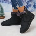 thumbnail image 5 of CAICJ98 Snow Boots Women Waterproof Ankle Boots Wide Width Walking Shoes Anti-slip & Keeps Feet Warm Women Boots Winter (Black,Size 6), 5 of 9