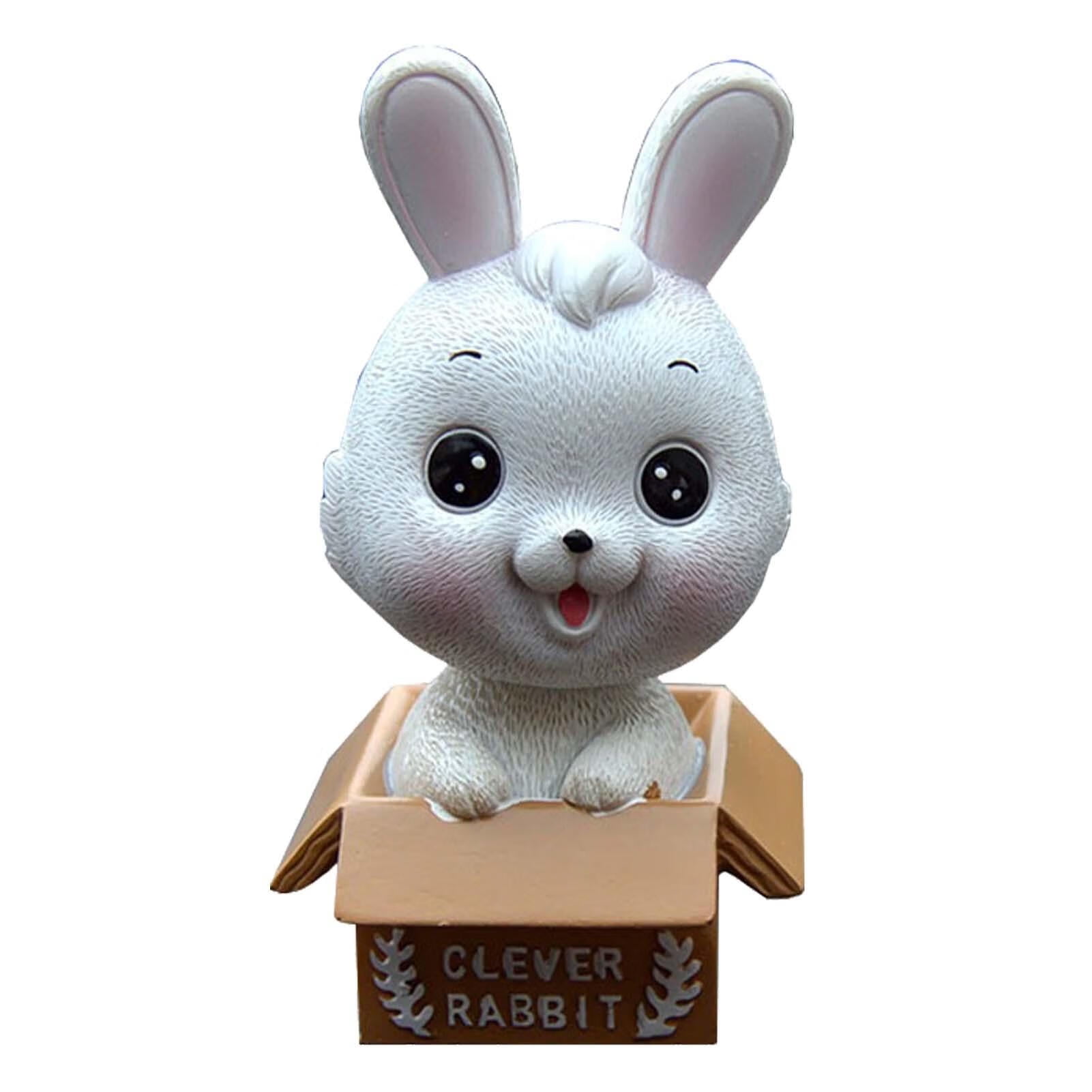 Bunny Dashboard Décor Cute Car Ornaments For Dashboard Rabbit