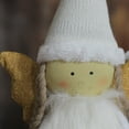thumbnail image 5 of Northlight 26" White and Gold Sitting Girl Angel with Dangling Legs Tabletop Decor, 5 of 5