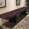 thumbnail image 3 of GSE Games & Sports Expert 9'/12'/14'/16' Waterproof Shuffleboard Table Cover, Heavy Duty Leatherette Table Cover for Pets Scratching, Dust, Spill Protection (Brown/Black), 3 of 7