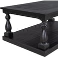 thumbnail image 5 of 45 Inch Farmhouse Coffee Table,Solid Wood Coffee Table,Storage Coffee Tables for Living Room, Rustic Floor Shelf Coffee Table w/Storage,Easy Assembly, 5 of 8