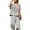 Grey, variant on ZenCart 2Pcs/Set Women Summer Outfit V-Neck Short Sleeve Tee Shirt Loose Fit Wide Leg Pants Set Solid Color Casual Outfit