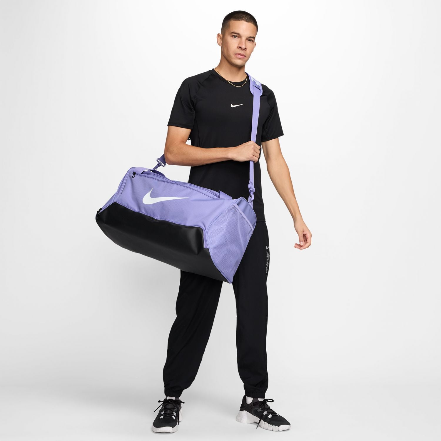 nike duffel bag with shoe compartment