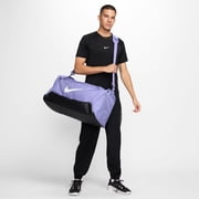 Nike 25L x 12W x 12H Brasilia 9.5 with Shoe Compartment Duffel Bag, Gray