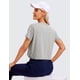 thumbnail image 5 of Remera CRZ YOGA de Algodón Pima Crop Relajada de Manga Corta, 5 of 5