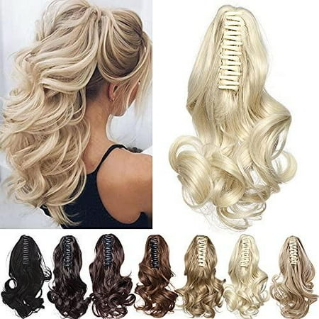 S-noilite Claw Ponytail Extensions Clip in Jaw Ponytails Hairpiece Hair Extension Synthetic Fibre Hair Women Lady Girls Hair Piece 145G Thick Curly 12 inch Bleach Blonde | Walmart Canada S-noilite Claw Ponytail Extensions Clip in Jaw Ponytails Hairpiece Hair Extension Synthetic Fibre Hair Women Lady Girls Hair Piece 145G Thick Curly 12 inch Bleach Blonde | Walmart Canada