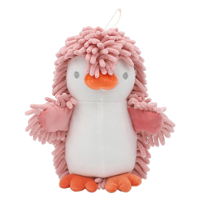 Cartoon Penguin Plush Hand Towel A Soft And Absorbent Penguin Hand Towel. With This Towel It's Convenient To Dry Your Hands. The Penguin Patterned Hand Towel Is Sui