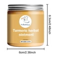 thumbnail image 2 of Fiudx Ungünto de Cúrcuma, Crema Herbal Wiyun, Fórmula Suave Turmeric Glow, Esencia Herbal de Nutrición Profunda, Alivio Calmante para La Piel, Uso Seguro para Todo Tipo de Piel, Tubo de 120 G Incluid, 2 of 5