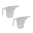 thumbnail image 1 of Oleegame 2PC Glass Bottle Thicken Tip Mouth Plastic Measuring Jug Cup Graduated Surface Cooking Kitchen Bake Ware Liquid Measure Baking Tools White, 1 of 4