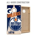 thumbnail image 4 of YouTheFan NHLEdmonton Oilers 2' x 4' Cornhole Game No Bags, 4 of 5