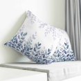 thumbnail image 3 of Spring Blue Eucalyptus Pillow Covers 24x24 Inch Decorative Throw Pillow Cover, Botanical Green Leaf Country Sofa Pillowcases Accent Cushion Case Home Decor Bedroom Living Room, 3 of 6