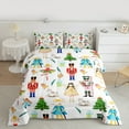 thumbnail image 2 of Manfei Cartoon Elf Princess Bedding Comforter Set, Fairy Tale Nutcracker Twin Comforter Sets, Christmas Tree Gift Reversible Bedding Set, Microfiber Bedroom Decor, 2 Pieces, 2 of 8