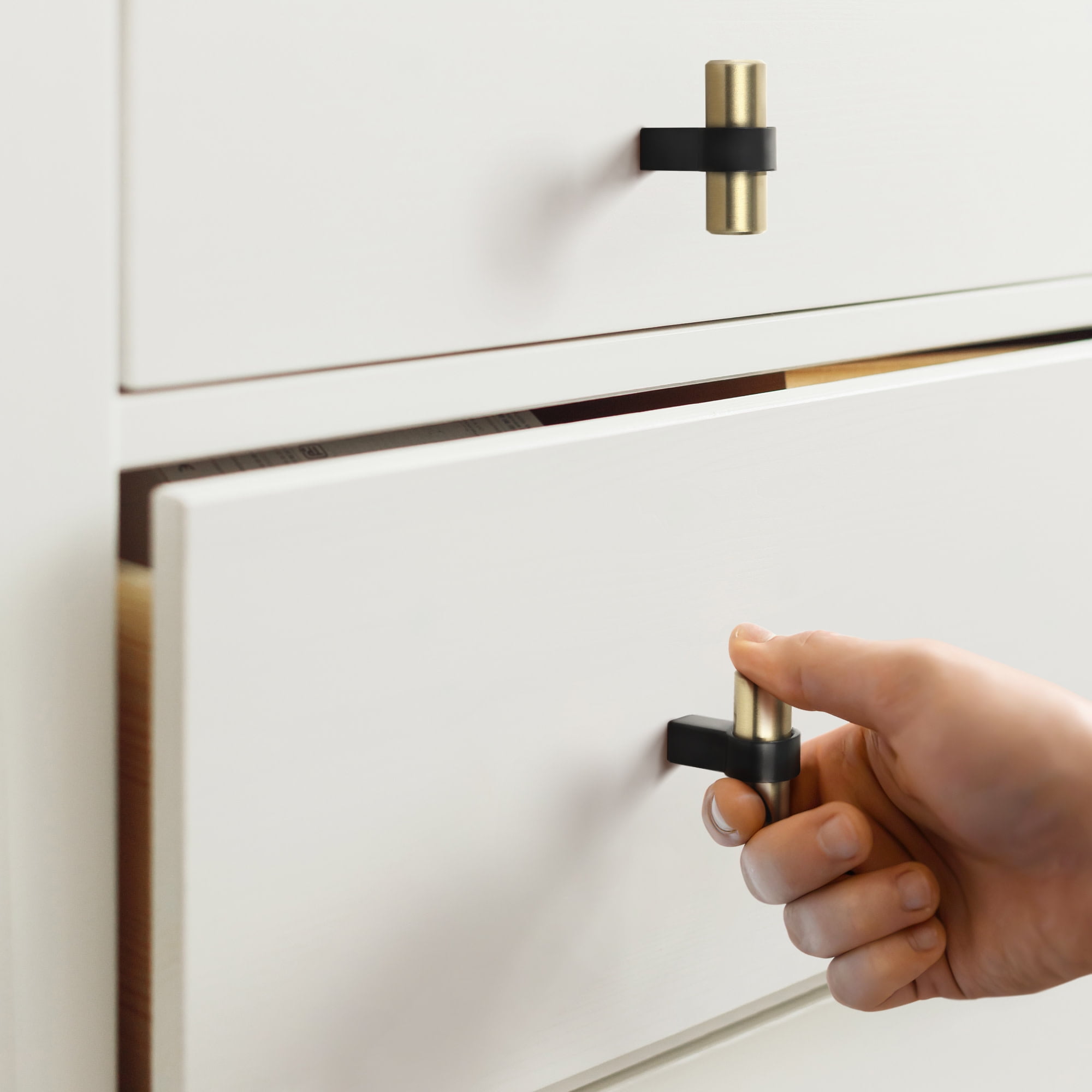 gold knobs for ikea hemnes dresser Design House Emery Cabinet Knobs, 5-Pack, Modern Kitchen Handles, Satin GALA-DRESS