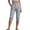 *Gray, variant on VBVC Women's Straight Leg Cargo Capri Pants,Button Closure Cropped Trousers For Women,Ladies Lightweight Summer Knee-Length Pants with Pockets,Army Green,S-3XL