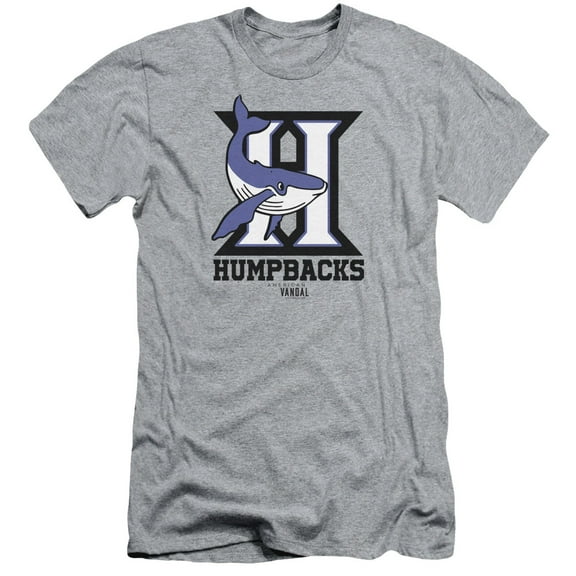 American Vandal Humpbacks Adult 30/1 T-Shirt Athletic Heather