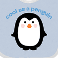 thumbnail image 4 of Inktastic Cool As a Penguin Boys or Girls Baby Bib, 4 of 4
