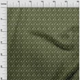 thumbnail image 3 of oneOone Cotton Poplin Twill Dark Green Fabric Floral Diy Clothing Quilting Fabric Print Fabric By Yard 56 Inch Wide, 3 of 5