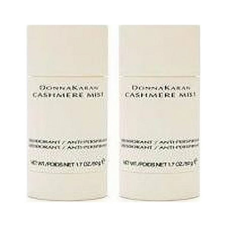 Donna Karan Cashmere Mist Deodorant / Anti-Perspirant for Women, 1.7 Oz - 2 Pack