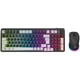 thumbnail image 1 of Kit Teclado y Mouse Gamer BALAM RUSH SQUAD CONQUEST PRO KG525 Inalambrico USB 2.4 GHz + BT 5.0 Tamaño 85% 7200dpi RGB, 1 of 5