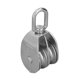thumbnail image 5 of Rodillo doble de polea marina - 50 mm/2,0 pulgadas, capacidad de carga de 400 kg, servicio pesado, acero inoxidable 304 - para yates y barcos, 5 of 10
