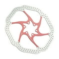 thumbnail image 3 of Bicycle MTB 160/180mm Stainless Rotors Disc Bike Brake Rotor Red 180, 3 of 9