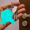 thumbnail image 2 of Simple Sensory Toy Fidget Dimple Toy Keychain, Silicone Bubbles Flipping Board Toy, Stress Relief Dimple Fidget Toy for Concentration Training, Hand Exercise Educational Toy for Kids Adults (#12), 2 of 4