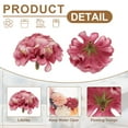 thumbnail image 3 of Uxcell 24Pcs Floating Flowers for Centerpieces, Rose Red Hydrangea Silk Faux Flower Heads for Floating Candles Vases Filler Party Home Table Wedding Centerpieces Decoration, 3 of 6