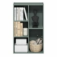 thumbnail image 4 of Furinno LUDER 5-Cube Bookshelf in Reversible Bookcase in Sage Green, 4 of 6