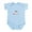 Sky Blue, variant on CafePress - I Love Foxhounds Infant Bodysuit - Baby Light Bodysuit, Size Newborn - 24 Months