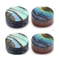 thumbnail image 3 of 12 Pcs Marqueur Latéral de Guitare Ormeau Vert avec Incrustation de Points Luthiers 6MM, 3 of 6