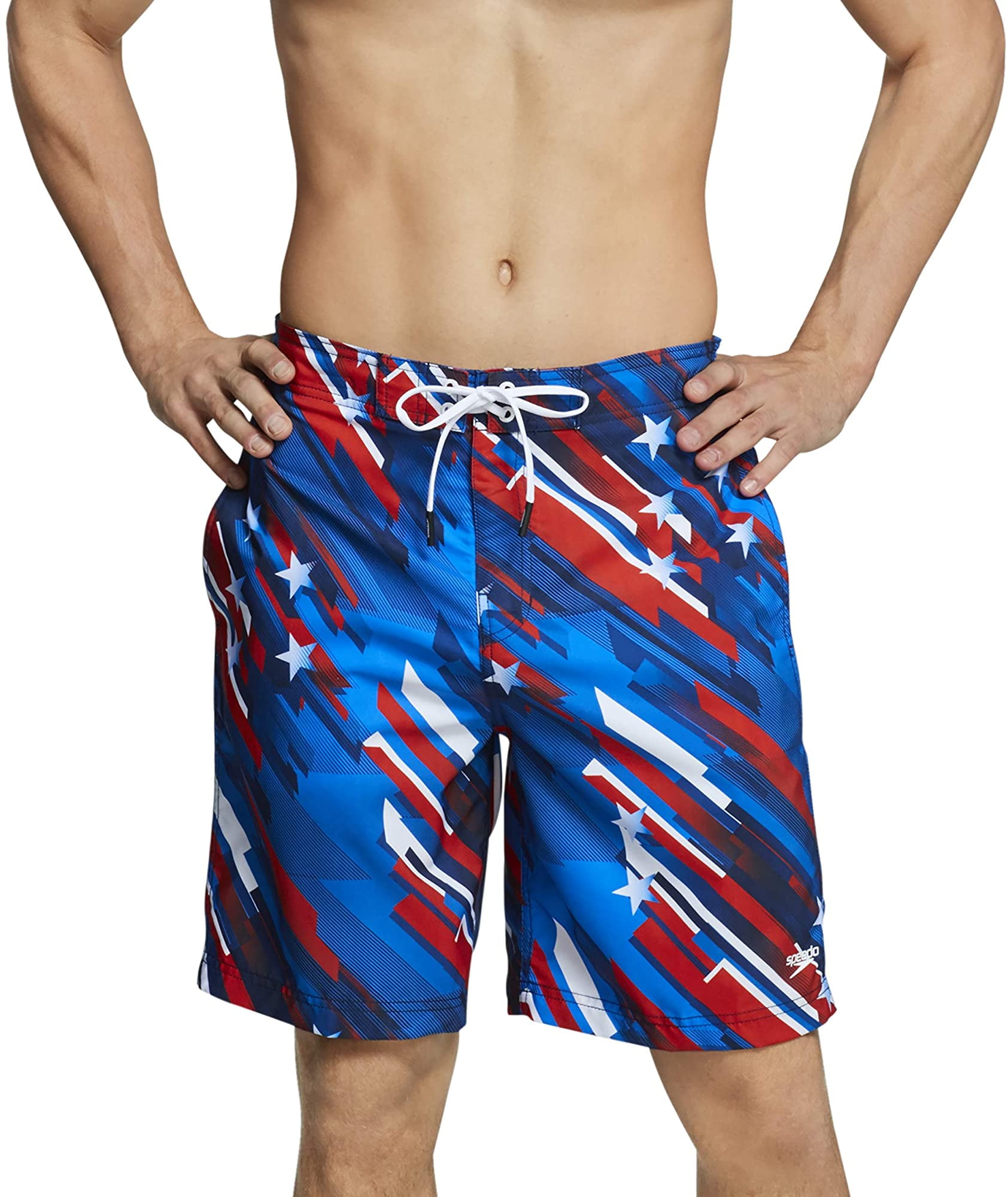 Speedo Mens Swim Trunk Knee Length Boardshort Bondi Printed