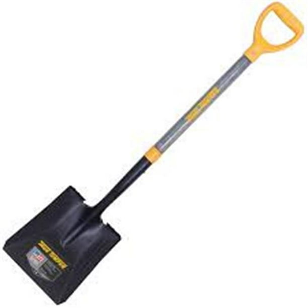 43 in. Square Point Shovel with Wood Handle & Poly DGrip