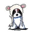 thumbnail image 2 of CafePress - Coton De Tulear Lamb -  Round Wood Ornament 4", 2 of 2