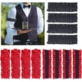 thumbnail image 7 of 12Pcs 3Colors 20s Armband Garter Arm Garters for Men Sleeve Garters Red Black 1920s Mens Costume Clothing Elastic Arm Bands for Party Supplies Las Vegas Poker Game Night, 7 of 7