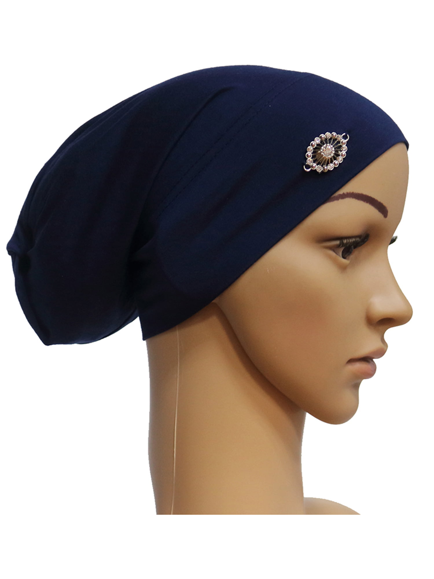 Womens Muslim Hijab Beanie Cap Islamic Under Scarf Headwear Head Wrap Cover Hat 
