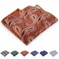 thumbnail image 2 of Bangcool Men's Pocket Square Fashion Pattern Pocket Handkerchief Suit Handkerchief, 2 of 6