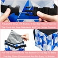 thumbnail image 4 of Flag of Israel Foldable, with Lid, Leak-Proof, Hanging Storage Bag Car Trash Can Garbage Bin, 4 of 6