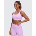 thumbnail image 2 of Sostén CRZ YOGA Naked Feeling con tirantes y copa acolchada, soporte medio, lila, 2 of 4