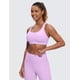 thumbnail image 2 of Sostén CRZ YOGA Naked Feeling con tirantes y copa acolchada, soporte medio, lila, 2 of 4